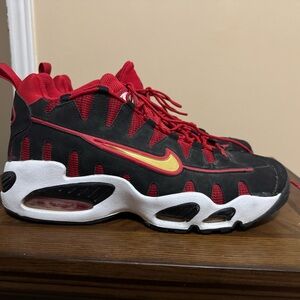 Nike Red and Black Air Max Sneakers